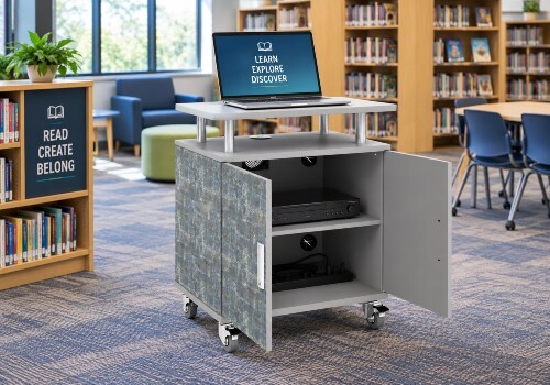AV and media carts for school libraries and media centers