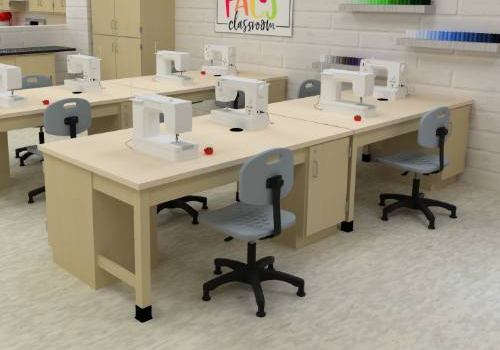 FACS tables for sewing, textiles and family consumer science classrooms