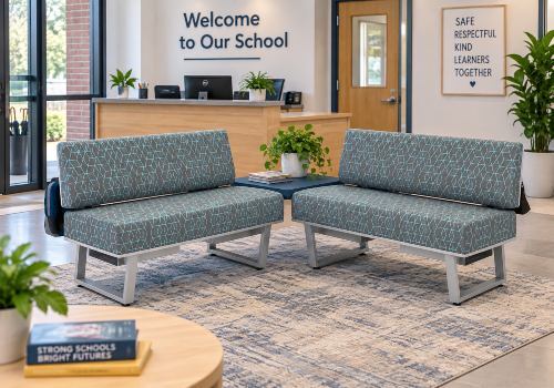 Soft seating for school reception areas and administrative offices